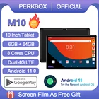 Планшет Perkbox на Android 11,0, восемь ядер, экран 10 дюймов, 6 ГБ + 64 ГБ