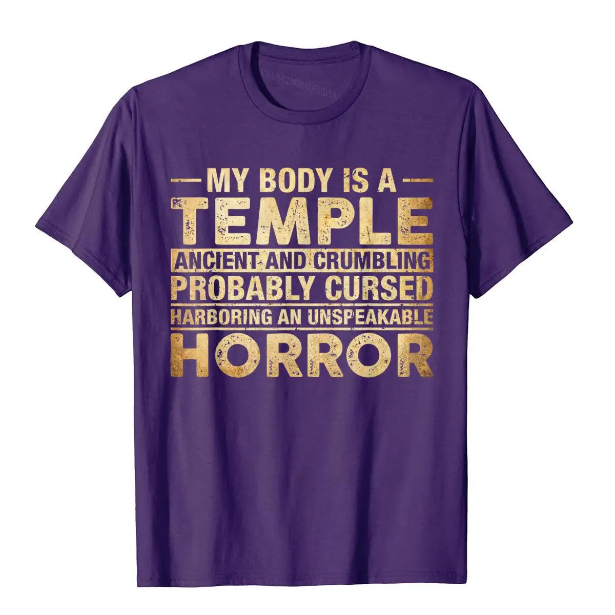 My Body Is A Temple старинная мерцающая вероятно прокованная футболка хлопковые летние