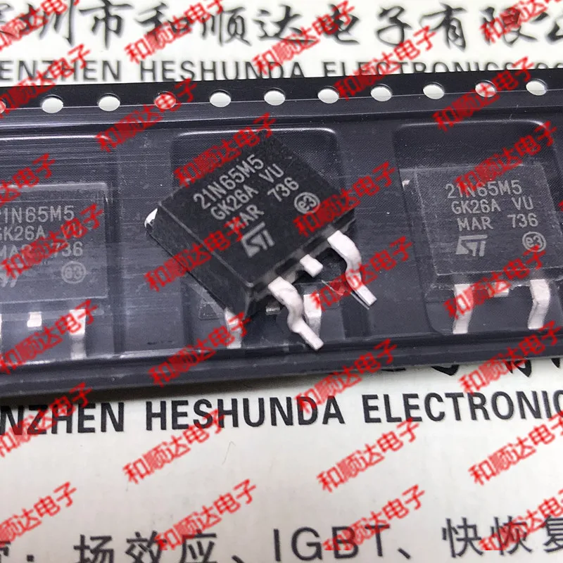 

10 шт./лот 21N65M5 STB21N65M5, новый запас TO-263 710V 17A