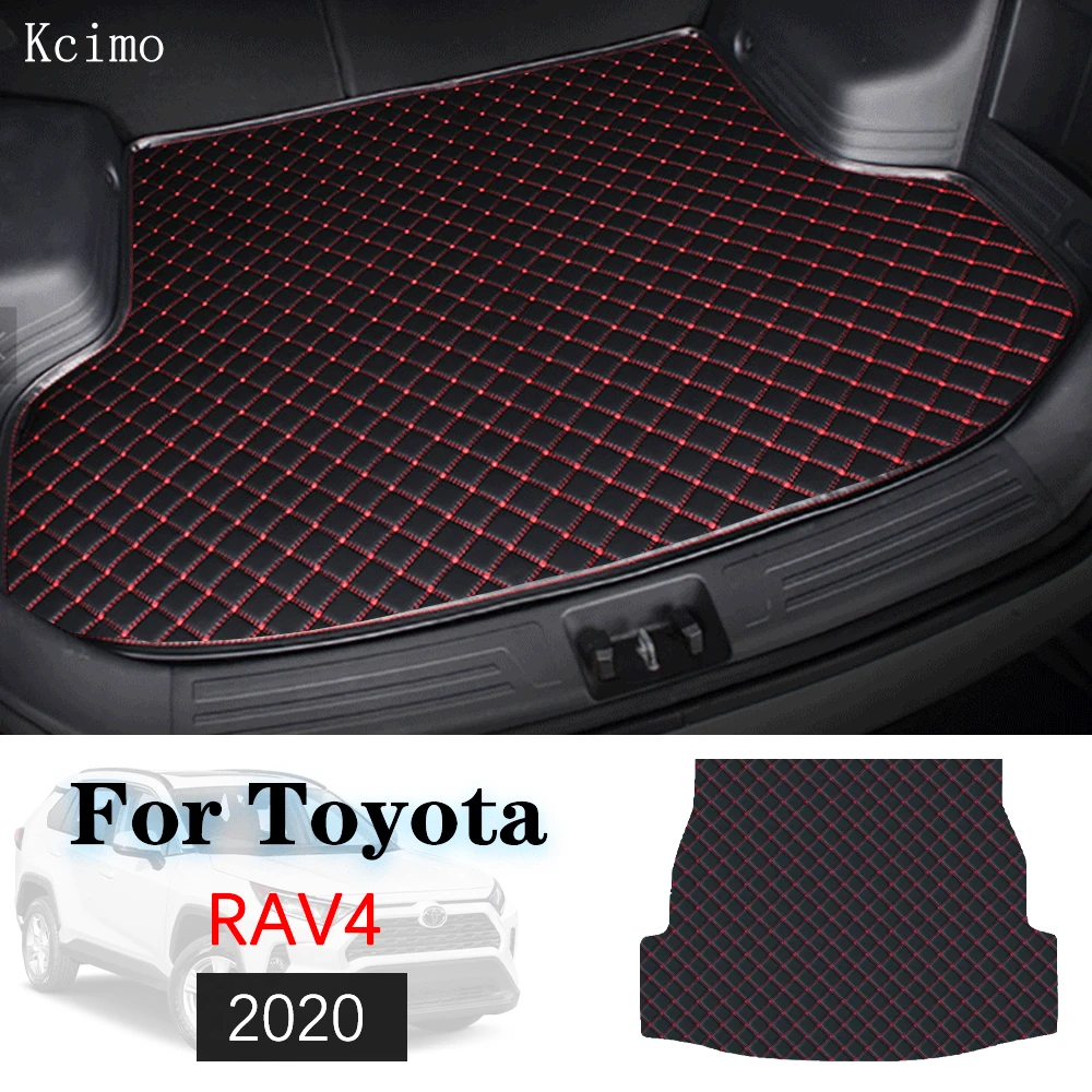 

Custom Leather Car Trunk Mats For Toyota RAV4 2020 Rear Trunk Floor Mat Tray Carpet Cargo Liner Accessories