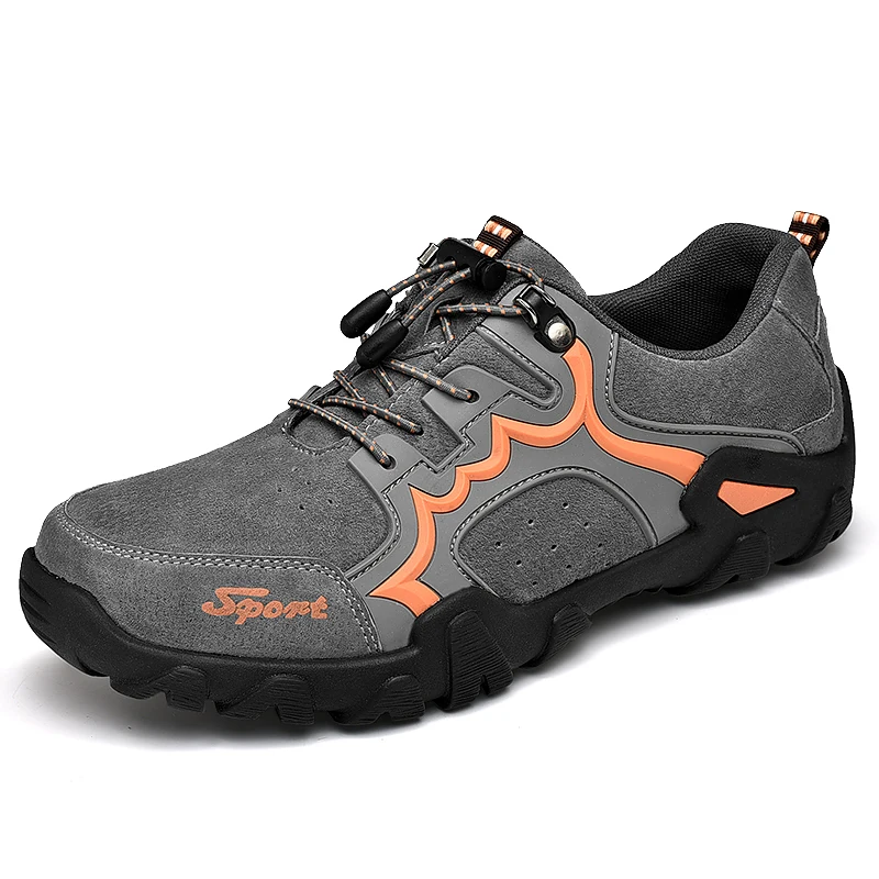Size38-48 уличные спортивные походные ботинки износостойкие треккинговые кроссовки из натуральной кожи Верхняя Удобная прогулочная обувь для мужчин