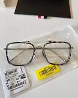 high quality new thom brand alloy acetate square eyeglasses tbs816 frame men women glasses myopia prescription original box