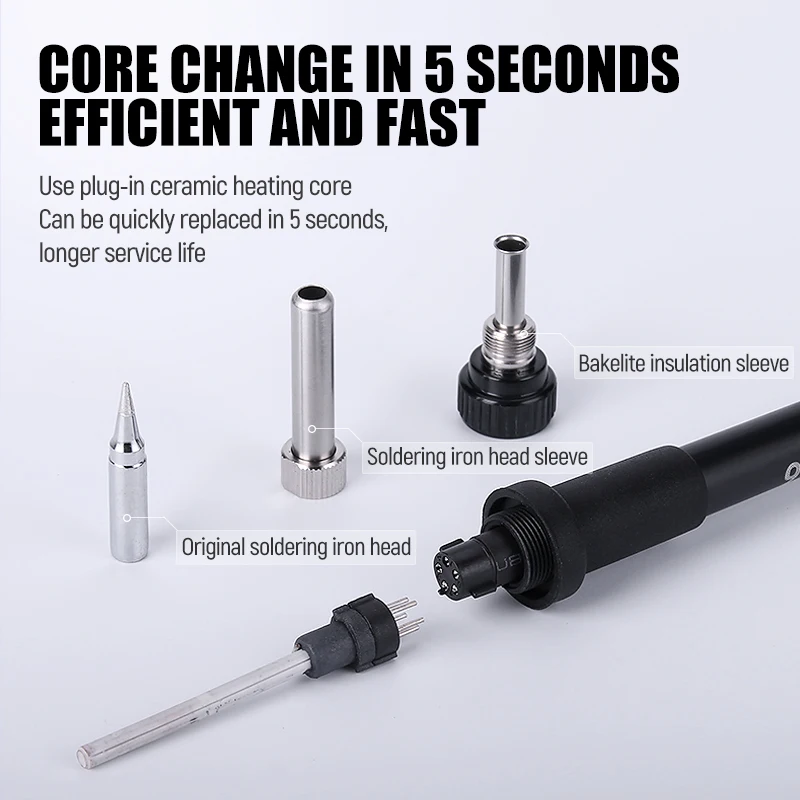 A-BF 260D Soldering Tip Lead Free Iron Handle Heater Welding Head Tool Accessories Station Kit | Инструменты
