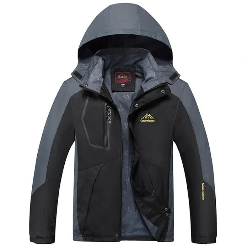 

Autumn Jacket Men Windproof Windbreaker Coats Outdoor Waterproof Jackets Thermal Outerwear Parka Hiking Trekking Sports Clothing