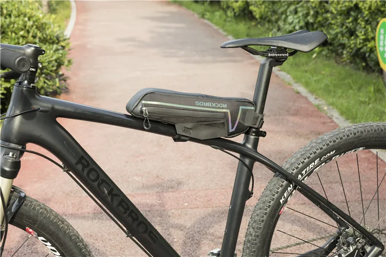 ROCKBROS Велосипед Сумка непромокаемые большой Ёмкость MTB дорожный велосипед рама сумка Треугольники чехол Водонепроницаемый шприц для заделки швов сумка панье аксессуары