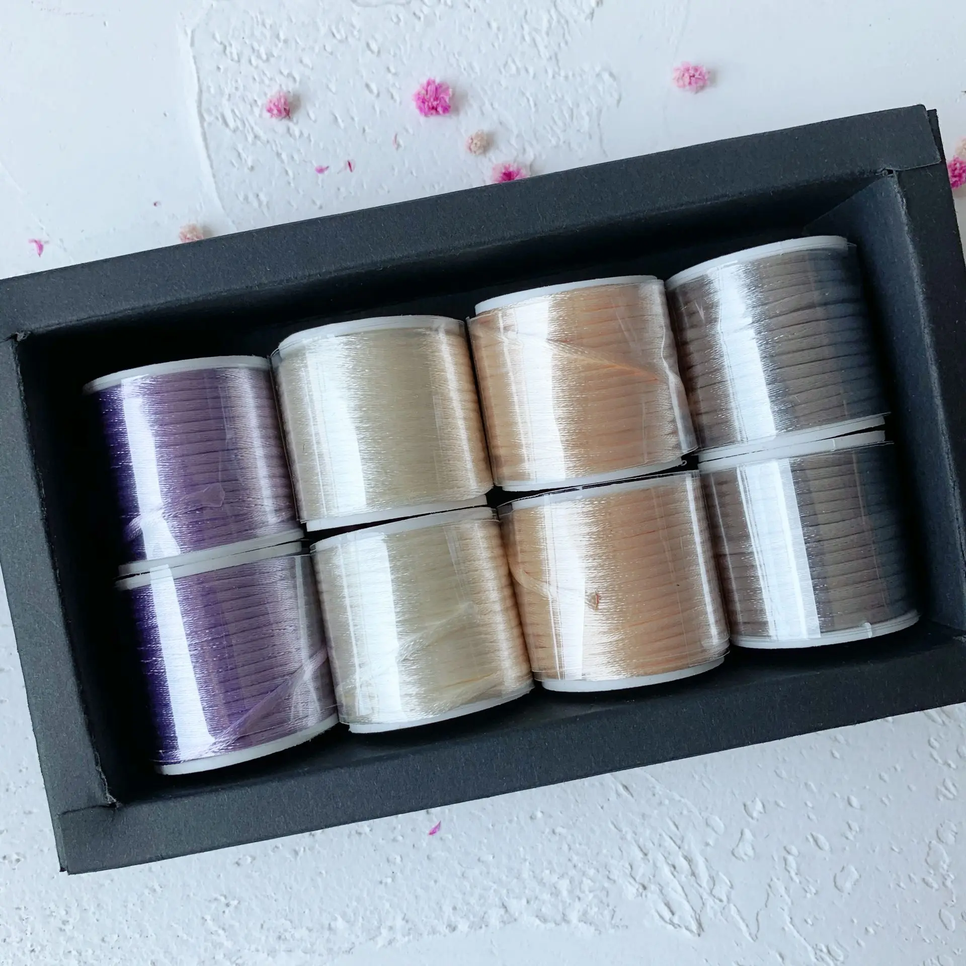 8 рулонов/упаковка Прочный Плетеный шнур 2 мм x 0 м|Шнуры| |