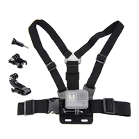 sports camera for gopro 9 8 7 6 5 4 3 accessories adjustable body harness chest belt mount for sjcam for xiaomi for eken