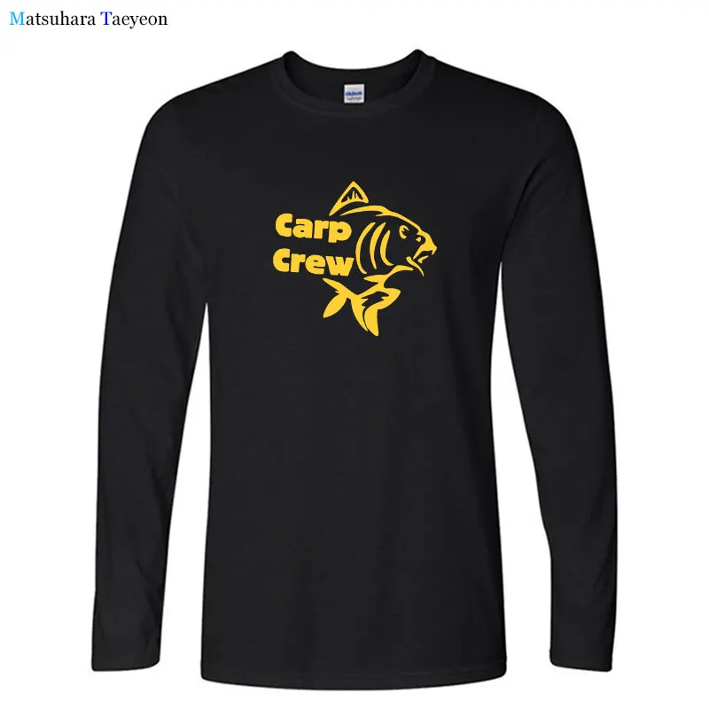 

Funny Print Cool Fish T-shirt Autumn Long Sleeve Cotton O-neck Men T Shirts Male TShirts Streetwear Tshirt Tees Tops