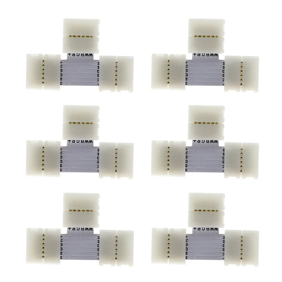 6Pin LED Strip Connector 12mm for 5050 RGBCCT Free Welding | Обустройство дома