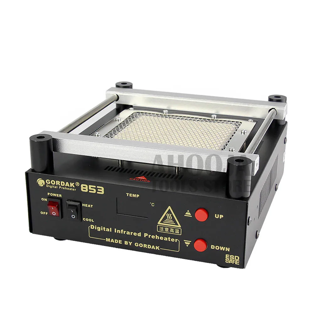 Package 2 GORDAK 853 Защита окружающей среды неэтилированный ИК Подогрев Платформы BGA Отопление паяльные станции PCB Preheat паяльная машина - Цвет: Package 2