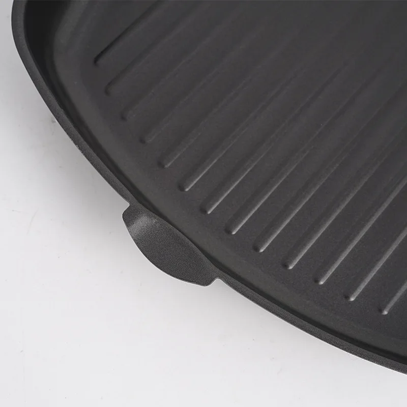 

Portable Frying Steak Pan Outdoor Grill Cooking BBQ Pan Fish Steak Frying Cooker with Handle