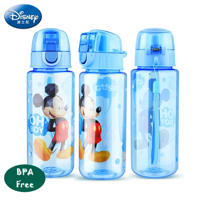 Disney Children's Cup Fashion Cartoon Hand Cup Tritan BPA Free Gift Student Straight Drink Cup