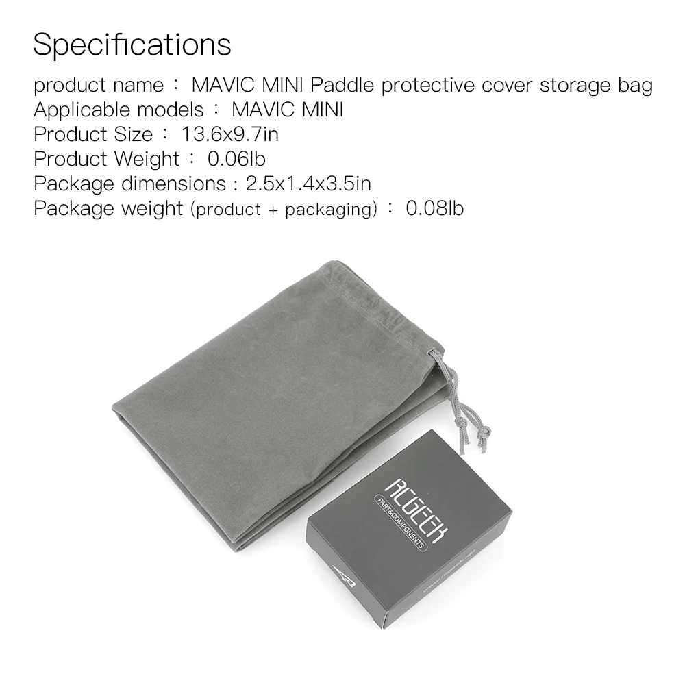

Portable Propeller Storage Bag for DJI Mavic Mini / Mini 2 Drone Paddle Guard Protective Cover Blade Handbag Accessories