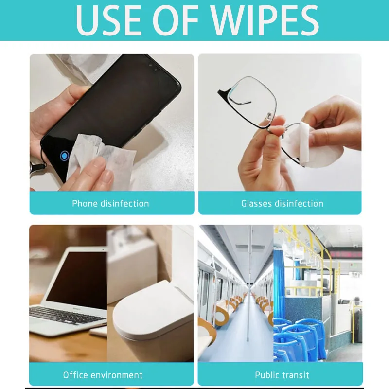 50 шт./кор. дезинфицирующие влажные салфетки для ухода за кожей стерилизационные