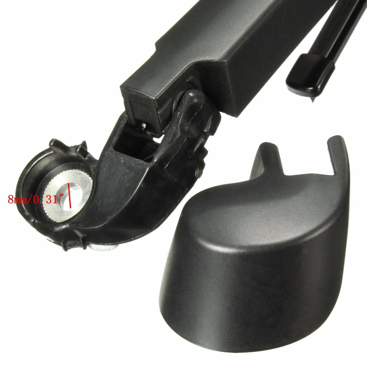 Задний стеклоочиститель лобового стекла пластик для Audi A4 B8 2001-2008 1 шт. рычаг