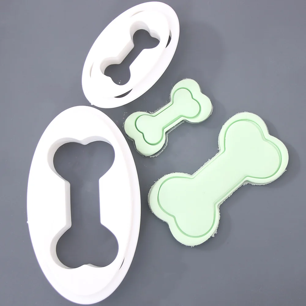 4 шт./компл. форма кость собаки Пластик печенья Fondant(сахарная) нож для разрезания торта тиснением пресс-форма для выпечки тортов DIY украшения формы для выпечки формы инструменты