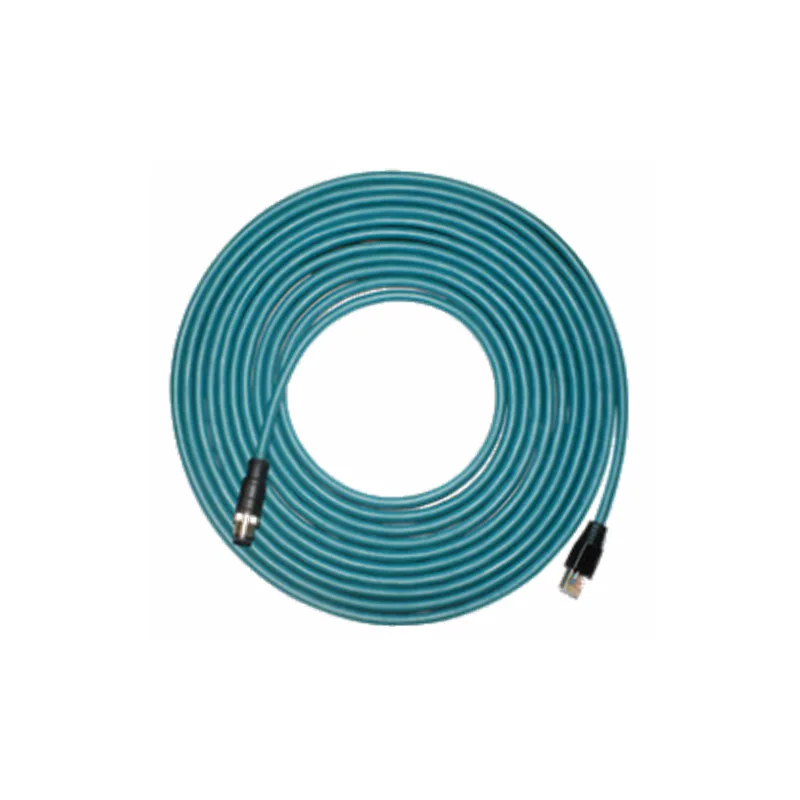

M12 to RJ45 8Pin Cable IP67 24 AWG Industrial Ethernet Wire ccb-84901-2001 X -type for Cognex Cables Singal Transmission Line