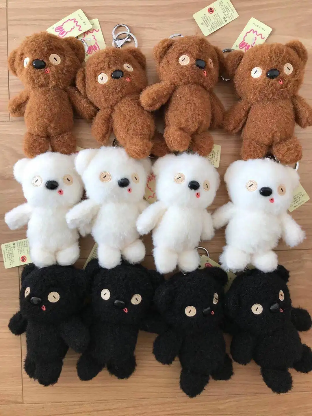 12 шт. милый брелок Тим медведь плюшевый Боб Мягкие игрушки Детский подарок