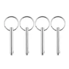 4 шт. 5 Х5 1 мм быстросъемный штифт из нержавеющей стали, подходит для верхних палубных шарниров-шарнирные штифты для лодок, морские жесткие сверхпрочные