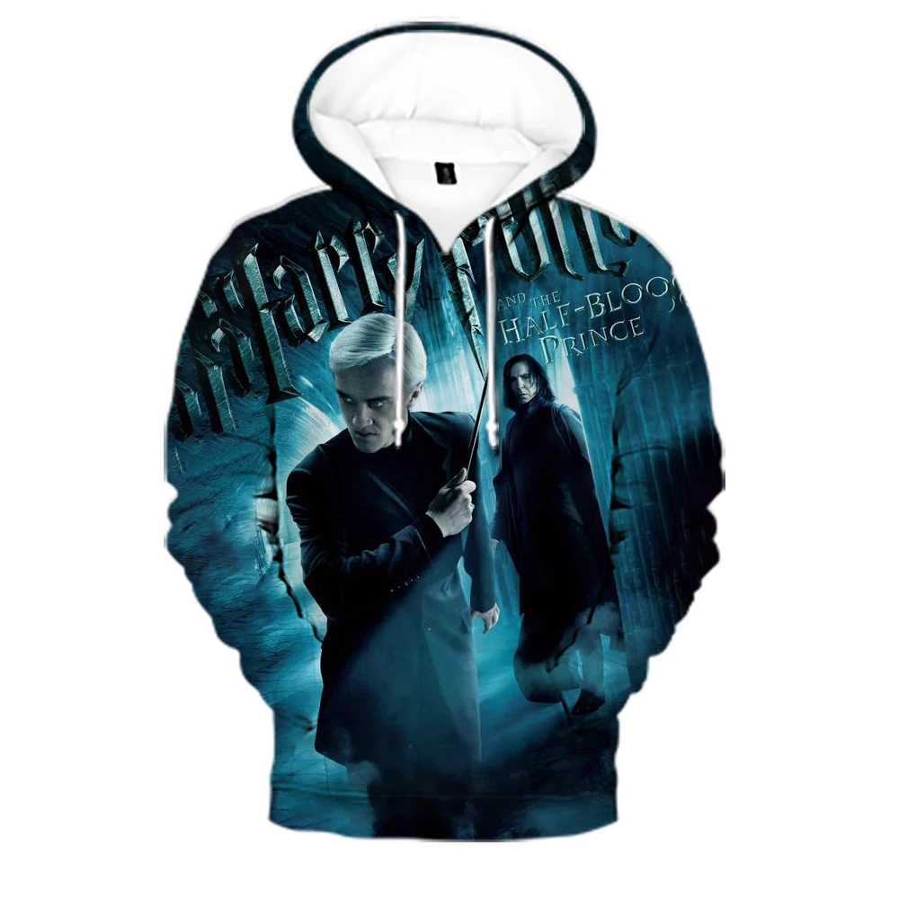 

New Harajuku Creative 3D print Draco Malfoy Hoodies Sweatshirts Casual Boys girls Sweatshirts Long Sleeve Adult/child Cool coat