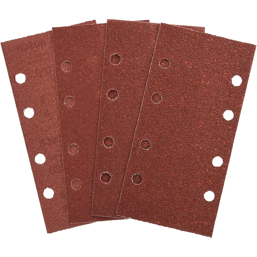 

Square Sandpaper Grit Flocking Sand Paper Special Shaped Disc Abrasive Stone Glass Grinder For Wood Polish Tools 95x185mm 4pcs