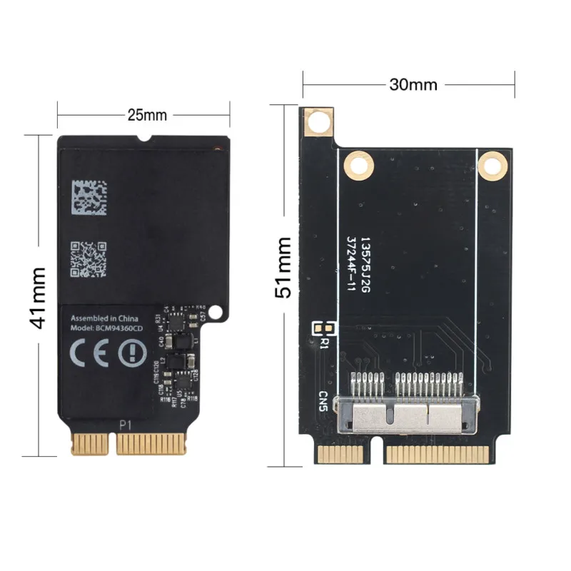 Беспроводной адаптер BCM94360CD Для iMAC 2 4 ГГц/телефон Wi Fi 1300 Мбит/с 802.11ac Bluetooth 0|Сетевые