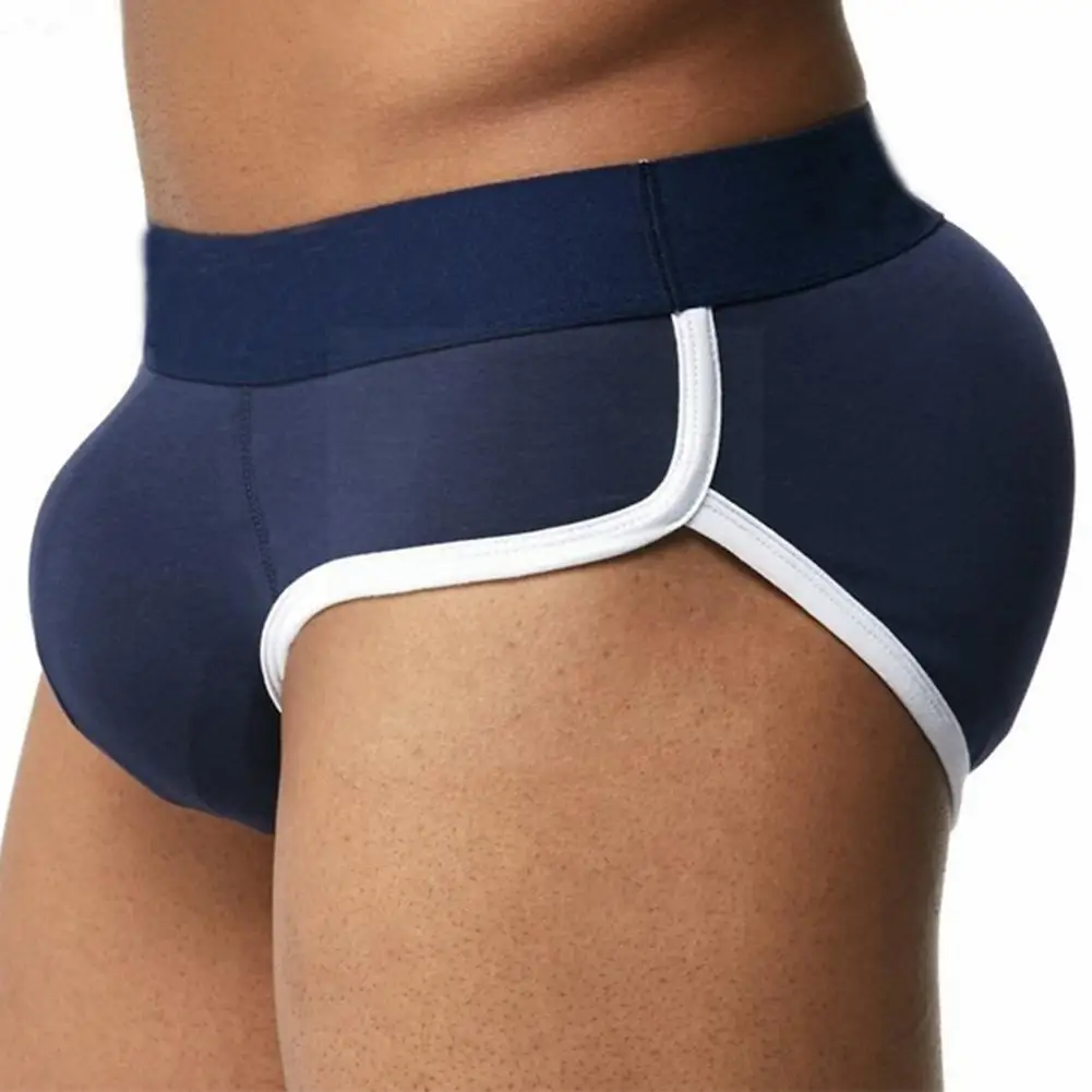 

Men's Underwear Bulge Cup Sponge Pad Swimming Trunks U Three-dimensional Push Contour Briefs Sexy Cup Pad Convex Upgraded C Q4i1