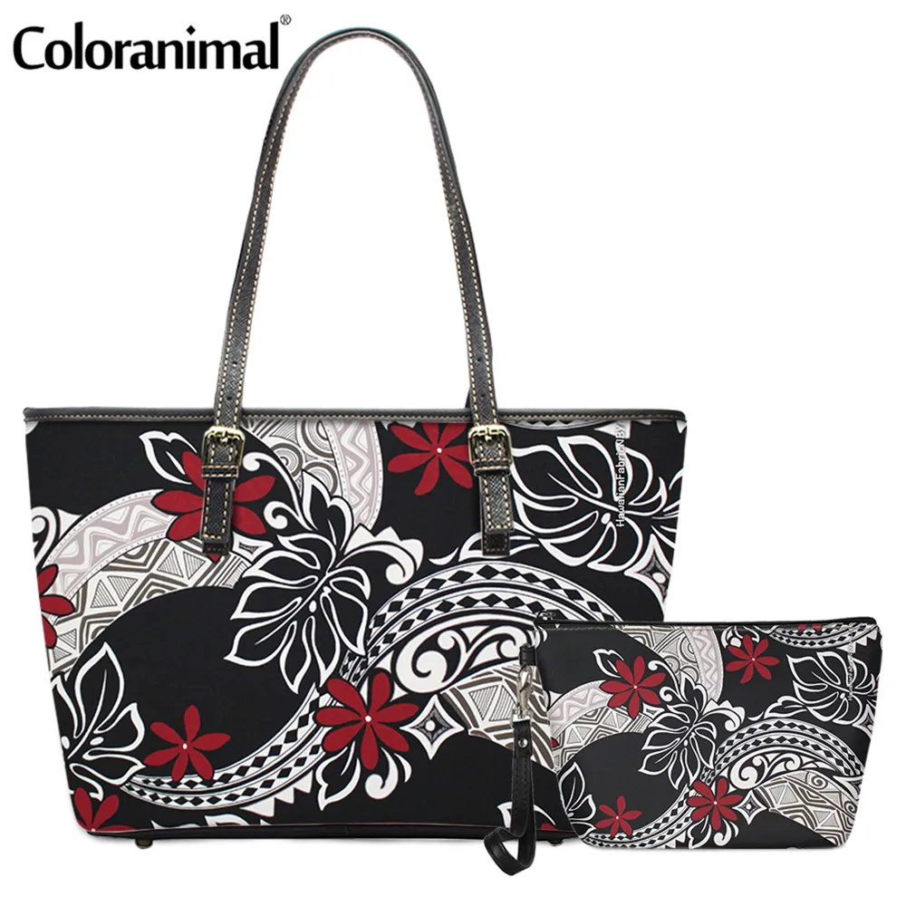 Женская сумочка и кошелек Coloranimal 2 шт./компл. полинезийская черепаха сумка на