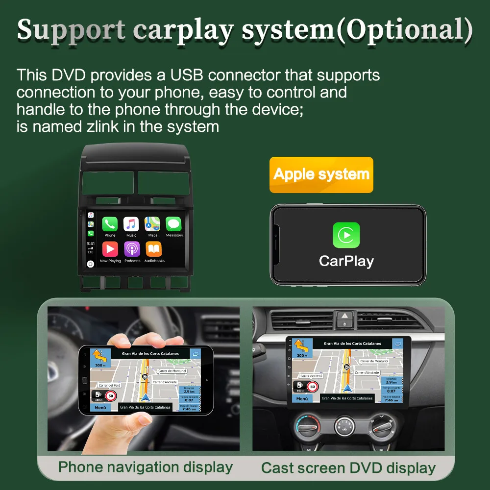 Автомагнитола для Volkswagen Touareg мультимедийный плеер на Android 2 Din GPS-навигация аудио