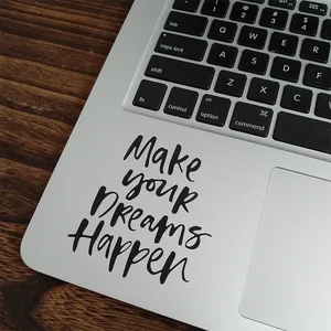 Самомотивация Цитата мечты трекпад наклейка для ноутбука для MacBook Pro Air Retina 11 12 13 15 дюймов Mac тачпад кожаный стикер