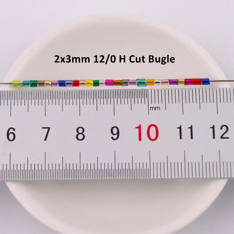 800 шт./лот 2x3 мм чешский Серебряный стеклянный бисер стеклярус 39 цветов 12/0 вырез