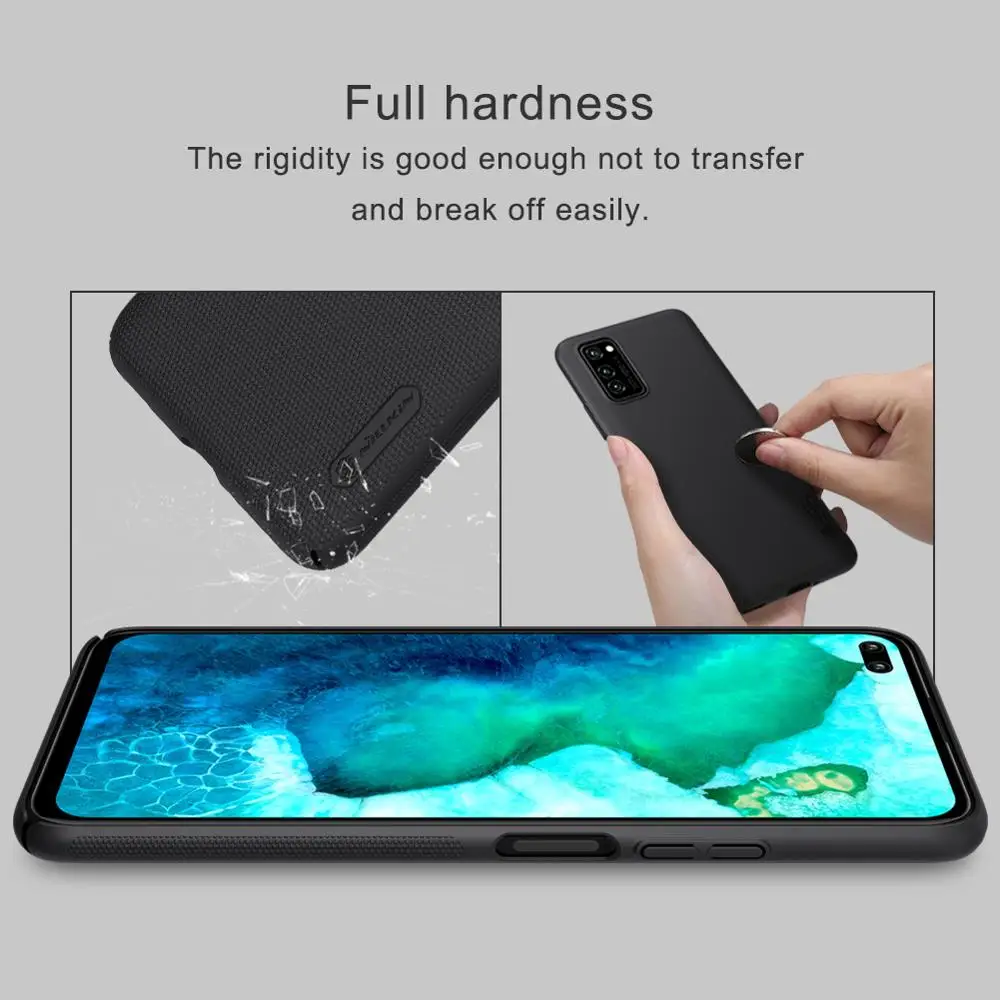 Чехол для Huawei Honor V30 NILLKIN супер матовый защитный чехол View 30 Подарочный держатель