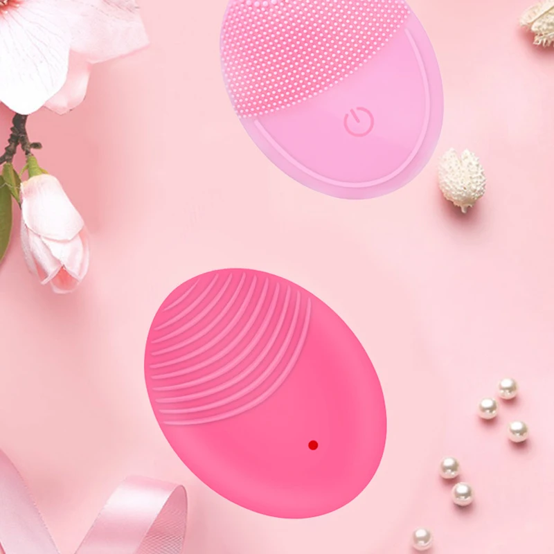 Мини-электрическая силиконовая Чистящая Щетка массажная стиральная машина