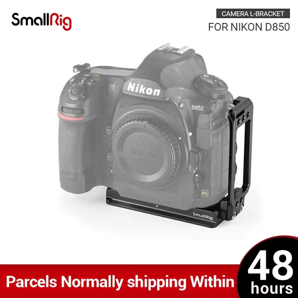 БЫСТРОРАЗЪЕМНАЯ L образная пластина SmallRig для Nikon D850 с Arca швейцарская тарелка