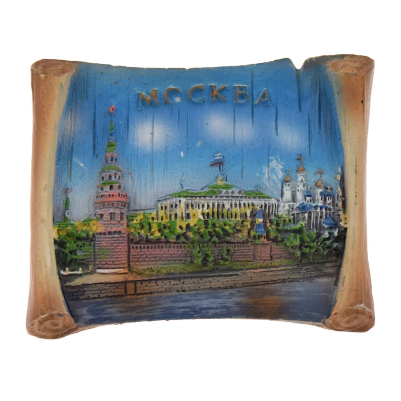 Российский московский Кремль сценический магнит на холодильник Trave сувенир