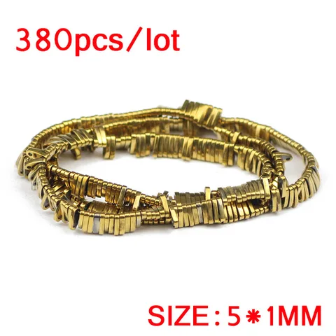 HGKLBB гематитовые бусины 5x1 мм