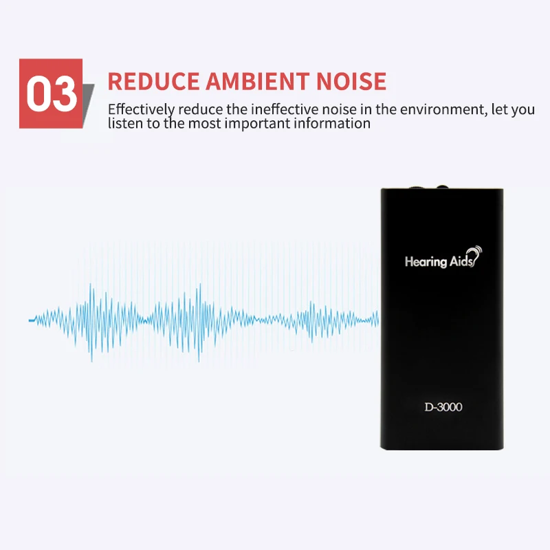 Перезаряжаемый черный слуховой аппарат комплект слухового аппарата за ухом