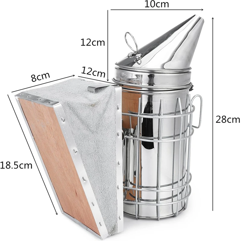 Из нержавеющей стали для пчеловодства пчелиный улей комплект курильщика