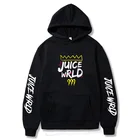 Толстовки с капюшоном Juice Wrld для мужчин и женщин, осенне-зимние толстовки с капюшоном в стиле Харадзюку, хип-хоп, повседневные толстовки с капюшоном, высококачественные флисовые пуловеры с капюшоном