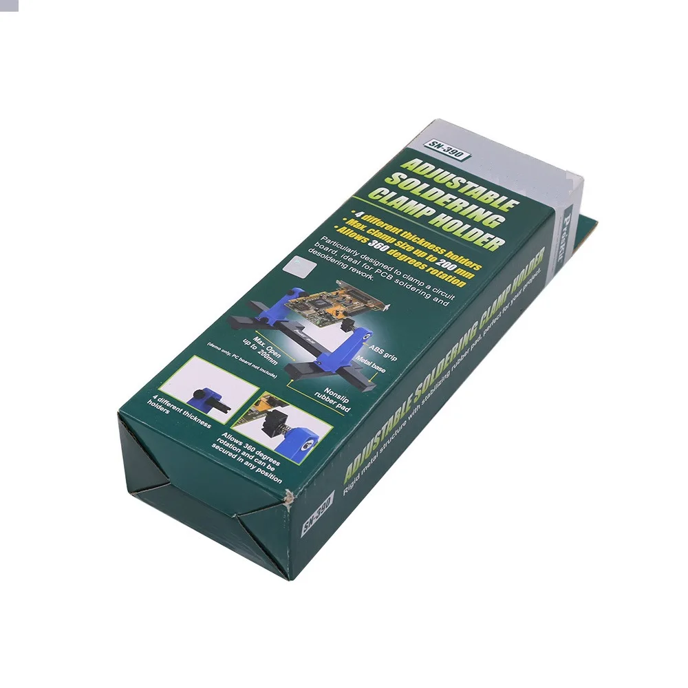 

Adjustable Soldering Clamp Holder 360 Degree Rotation Fixture Holder Printed Circuit Board Jig For Soldering Repair