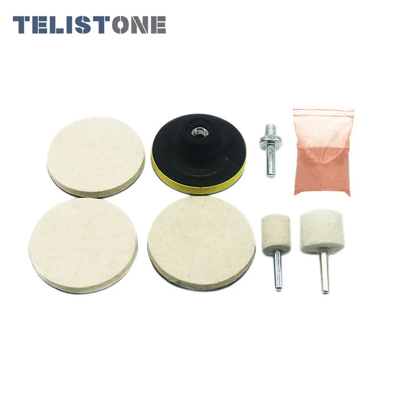 

Набор для полировки ветрового стекла автомобиля, набор для удаления царапин и стекла, 8 шт.