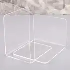 Органайзер для книг акриловый L-образный, прозрачный, 2 шт.