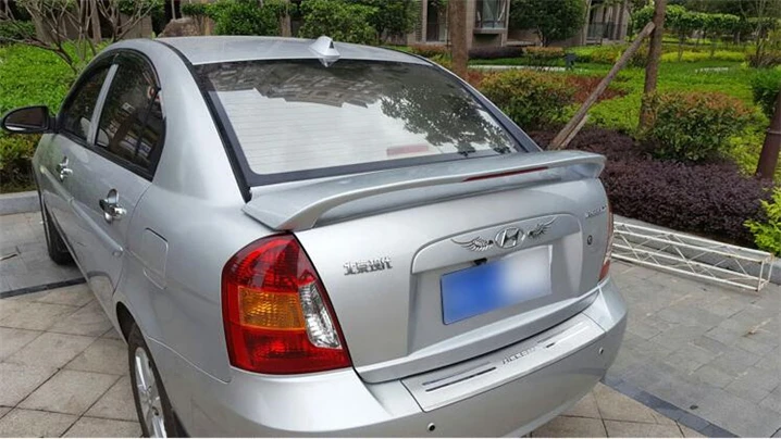 Спойлер для Hyundai Accent 2005-2009 спойлер с акцентом YWW из АБС-пластика заднее крыло