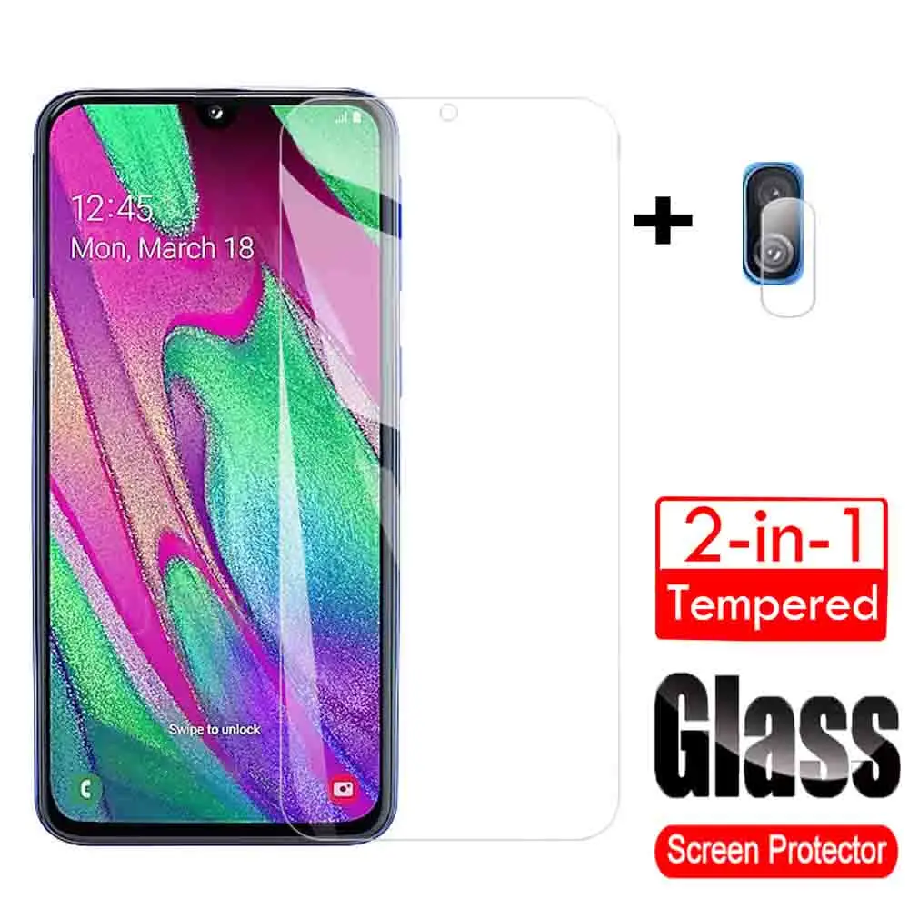 

Защитное стекло для экрана и объектива камеры Samsung Galaxy A40