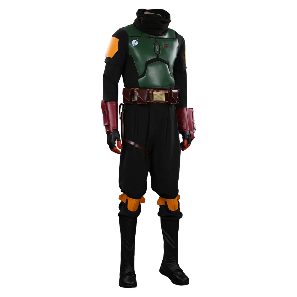 Костюм для косплея Boba Fett костюм Униформа топ + брюки полный комплект карнавальный