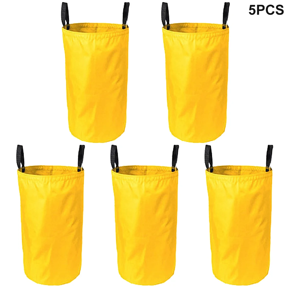 

5pcs Thickened Easy Clean Oxford Cloth For Kids Picnic Outdoor Game Teamwork Lawn Wear Resistant With Handle Jumping Race Bag