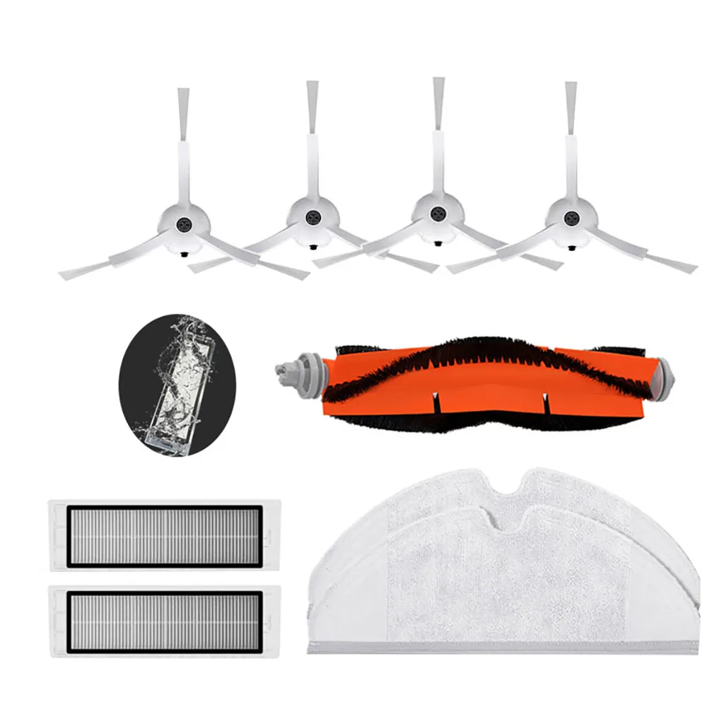 9 шт. боковая щетка фильтр Швабра ролик Замена для RoboRock T65 робот уборочная машина