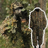 ghillie suit hunter camouflage clothing hunting man new 3d maple leaf bionic yowie sniper birdwatch airsoft camo clothing outfit