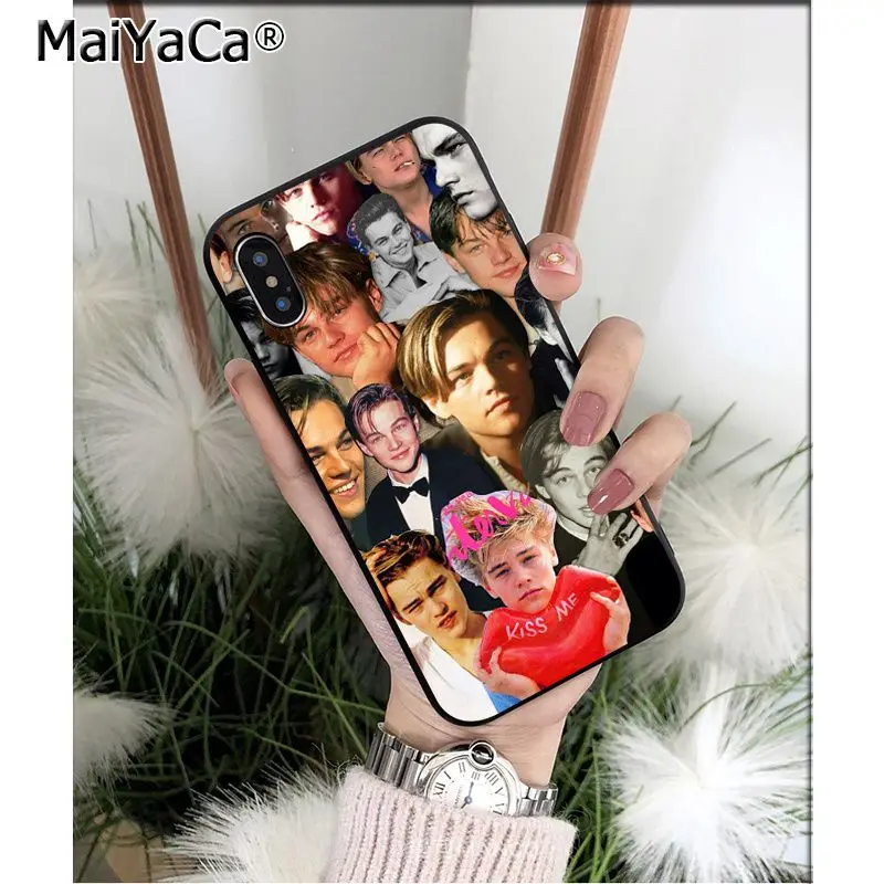 Чехол для телефона MaiYaCa leonardo dicaprio young Customer высокого качества iPhone 5 5Sx 6 7 7plus 8 8Plus X XS MAX