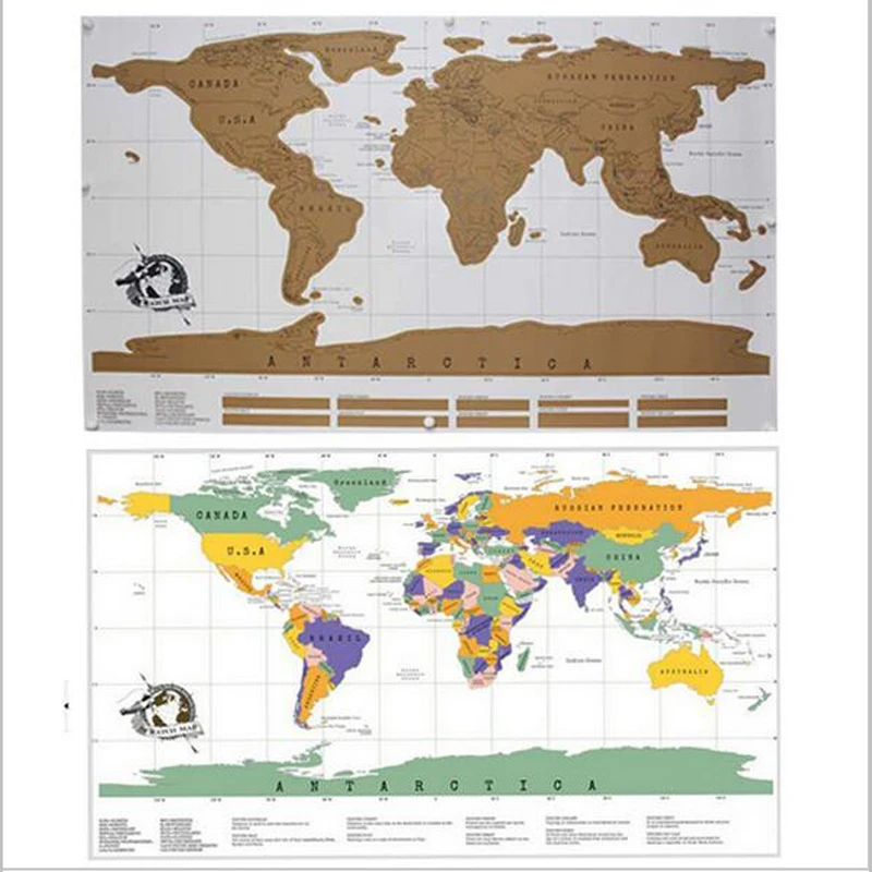 Новинка роскошный журнал Карта мира персонализированная дорожная фотография |